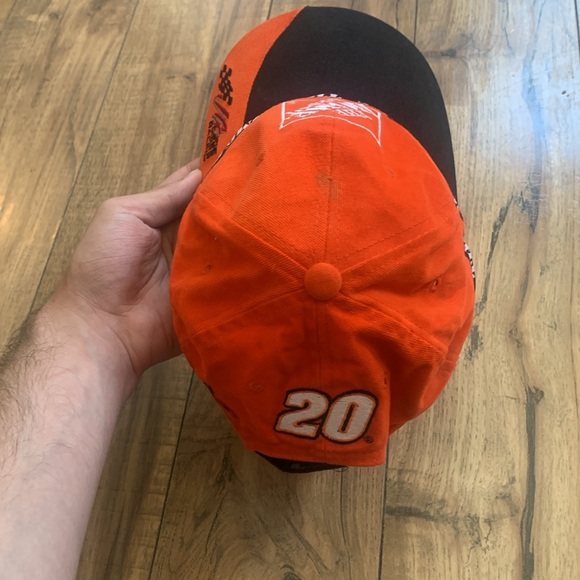 The Home Depot Strapback Hat Orange One Size NASCAR 20 Chase Authentics - Picture 6 of 8